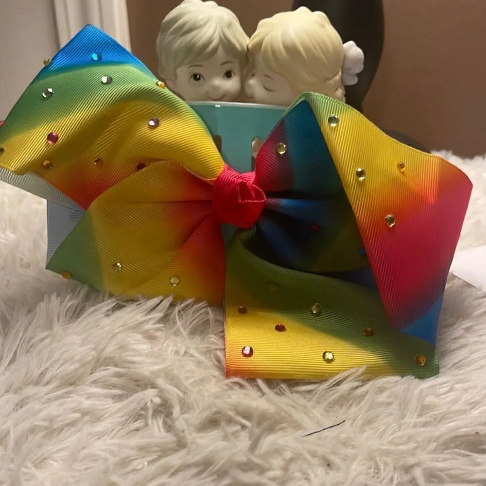 Copper Key Rainbow Hair Bow New GiveawayItem only